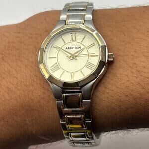 Vintage Silver Armitron Men's Watch